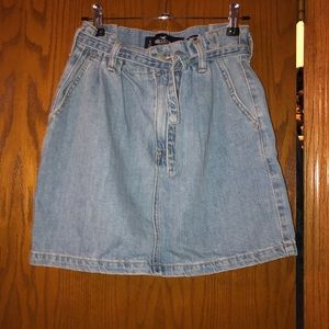 Hollister denim high rise skirt sz5